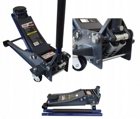 Cric hidraulic 3Tone profesional 75-500mm talie joasa pompa dubla 2 cilindri tip crocodil ridicare auto (S10665) [0]