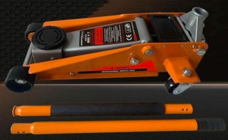 Cric hidraulic 4Tone 85-505mm tip crocodil ridicare auto cu garda joasa (KD1378) [4]