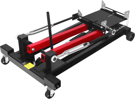 Cric hidraulic cutie viteze 2T, inaltime 225-900 mm, reglaj unghi placa, 4 roti (KD12683) [12]