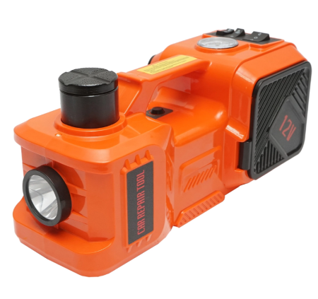 Cric hidraulic electric 5T, compresor aer si cheie de impact 12V DISMM42 (BK78924) [4]