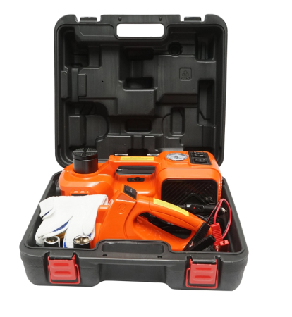 Produse noi (necategorizate) - Cric hidraulic electric 5T, compresor aer si cheie de impact 12V DISMM42 (BK78924)