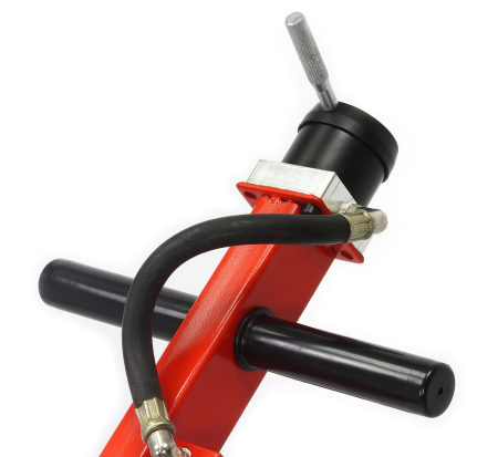 Cric hidro-pneumatic 50/25T camion tir utilaje cu actionare pneumatica BJC, 195-370 mm, 6-12 bar (M80390) [1]