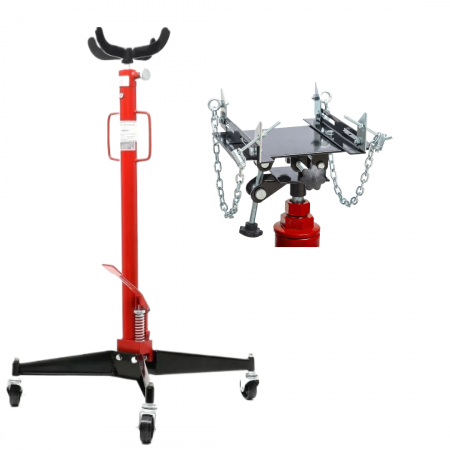 Suporti - Cric hidraulic ridicat cutie de viteze 500 Kg + adaptor reglabil pentru cric cutie de viteze (kd322+v84205)