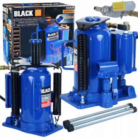 Cricuri - Cric hidro-pneumatic 20T 260-510mm camion tir utilaje cu actionare pneumatica (14305)