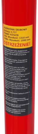 Cric mecanic filet 750kg cutii de viteze extras montat demontat 132-196cm (KD5878) [4]