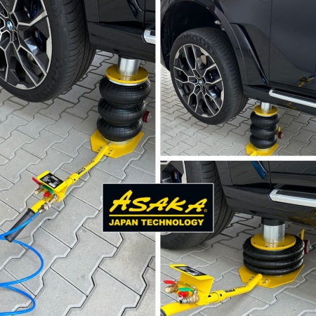 Cric pneumatic 3.5 Tone cu extensie inaltator profesional cu pernă de aer pentru vulcanizare 15-48cm Aspp3.5t (1054) [4]