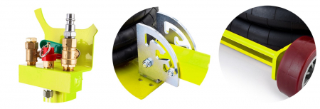 Cric pneumatic 3.5 Tone cu maner reglabil pernă aer pentru vulcanizare 15-43cm (MP0509-GR) [8]