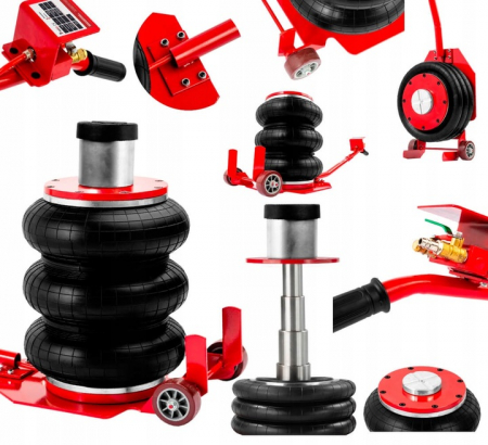 Scule Atelier Auto - Cric pneumatic 3.5 Tone profesional cu pernă de aer cu inaltator vulcanizare 14-50cm (LS-230)