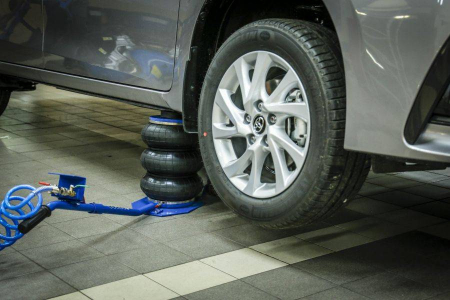 Cric pneumatic 3.5 Tone profesional cu pernă de aer pentru vulcanizare 13.5-40cm (TA256) [2]