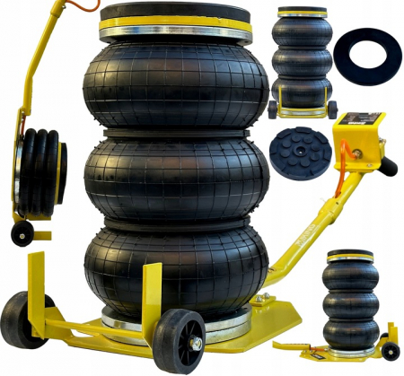 Cricuri - Cric pneumatic 3.5 Tone profesional cu pernă de aer pentru vulcanizare 14-41cm (ZG-E)