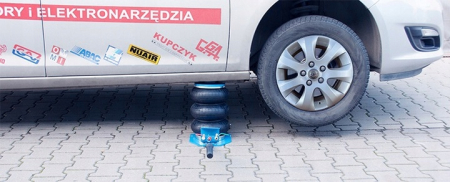 Cric pneumatic 3.5 Tone profesional cu pernă de aer pentru vulcanizare 14,5-40cm (KPB-3,5) [8]