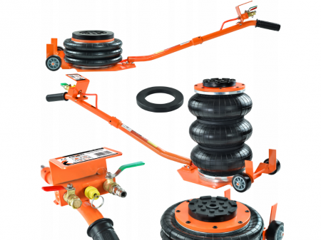 Scule Atelier Auto - Cric pneumatic 3.5 Tone profesional cu pernă de aer pentru vulcanizare 15-40cm (RK-01-200)