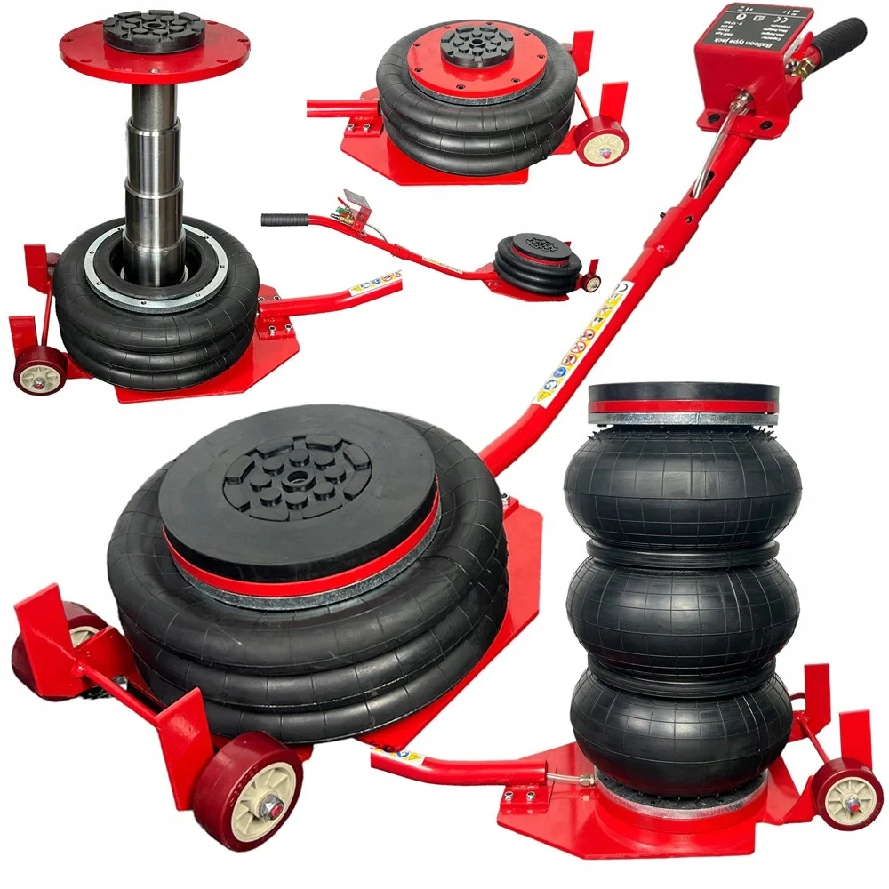 Scule Atelier Auto - Cric pneumatic 3.5 Tone profesional cu pernă de aer pentru vulcanizare