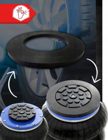 Cric pneumatic 3.5 Tone profesional cu perna de aer + set 2 suporti sustinere tip capre 3 T (VRF08350+KD3096) [3]