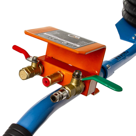 Cric pneumatic 3.5T tip perna aer pentru ridicare auto in service si atelier (C80350) [6]