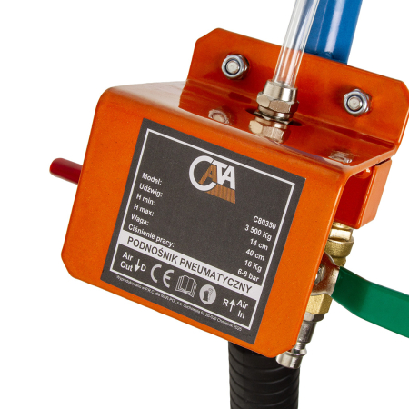 Cric pneumatic 3.5T tip perna aer pentru ridicare auto in service si atelier (C80350) [8]