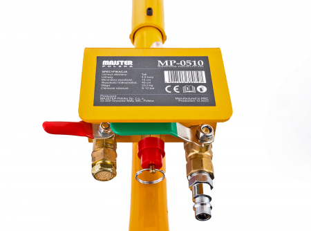 Cric pneumatic 4.5 Tone profesional cu pernă de aer pentru vulcanizare 15-43cm (MP0510-OR) [9]