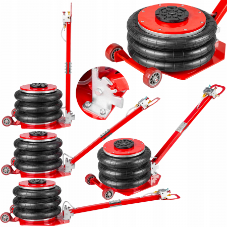 Cric pneumatic - Cric pneumatic 6 Tone cu maner reglabil pernă aer pentru vulcanizare 15-40cm (MXPP6T)