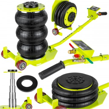 Scule hidraulice - Cric  pneumatic cu perna de aer vulcanizare 3.5 T cu ridicare la 150-400 mm (ASPP3.5T)