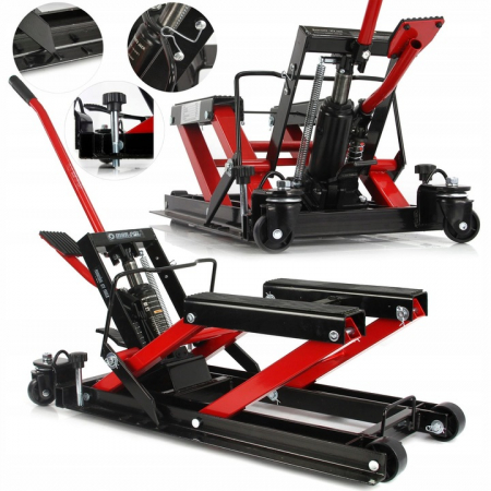 Scule Atelier Auto - Cric ridicare hidraulic 680Kg la pedala pentru ATV Moto Quad (M80109A)