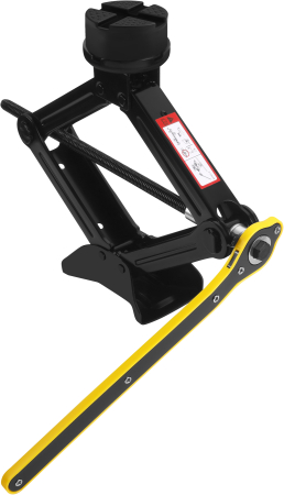 Cric trapezoidal 2,5T, 115-430 mm, cheie telescopica si accesorii incluse (KD3525) [5]