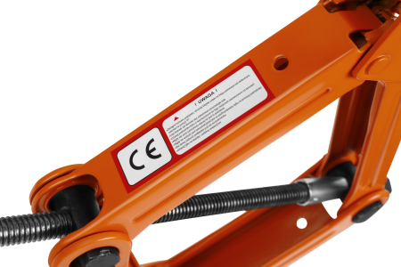 Cric trapezoidal 2T, 120-420 mm, cheie telescopica si accesorii incluse (KD3526) [10]
