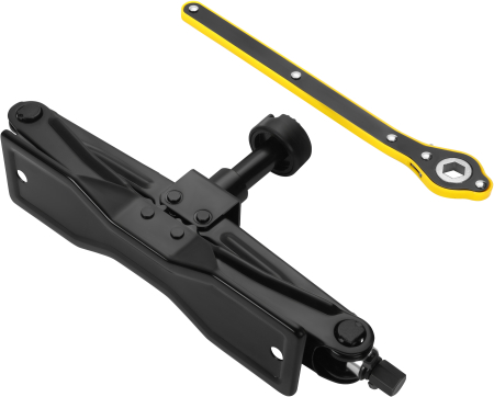 Cric trapezoidal 135-445 mm, cheie telescopica si accesorii incluse (KD3527) [14]