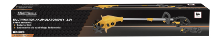 Cultivator electric fara fir 21V, 2Ah, cu maner telescopic (KD6028) [14]