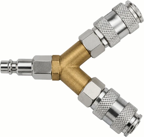 Scule pneumatice - Cupla rapida pneumatica tip Y cu 1 intrare si 2 iesiri (KD2168)