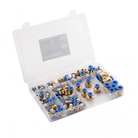 Produse noi (necategorizate) - Cuple mufe rapide 4-16mm pneumatice set 72 piese (KD5853)