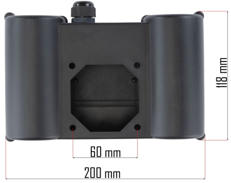 Cutie condensator compresor 230V, 118x200x65 mm, distanta prindere 60 mm (PM-KO-50TV2-100T-150T-200T-230V-PUK) [1]