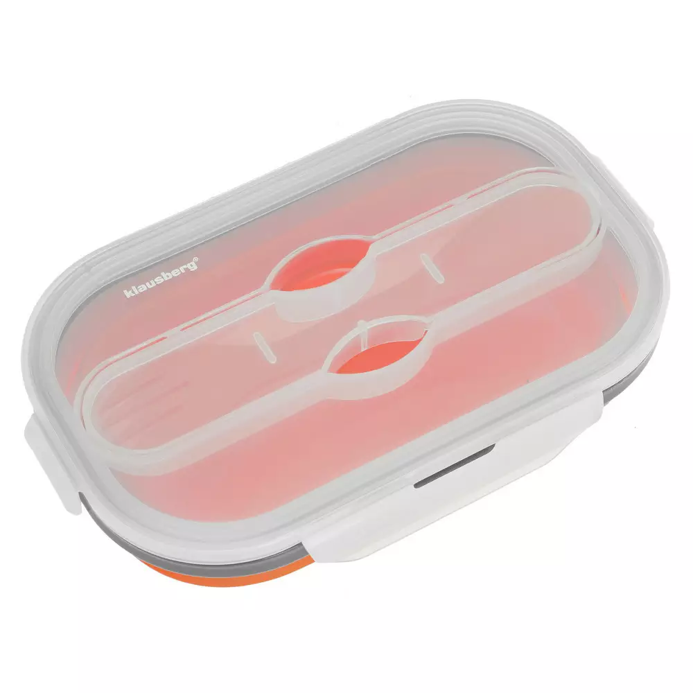 Cutie de pranz din silicon diverse culori 800ml (KB-7022) [7]