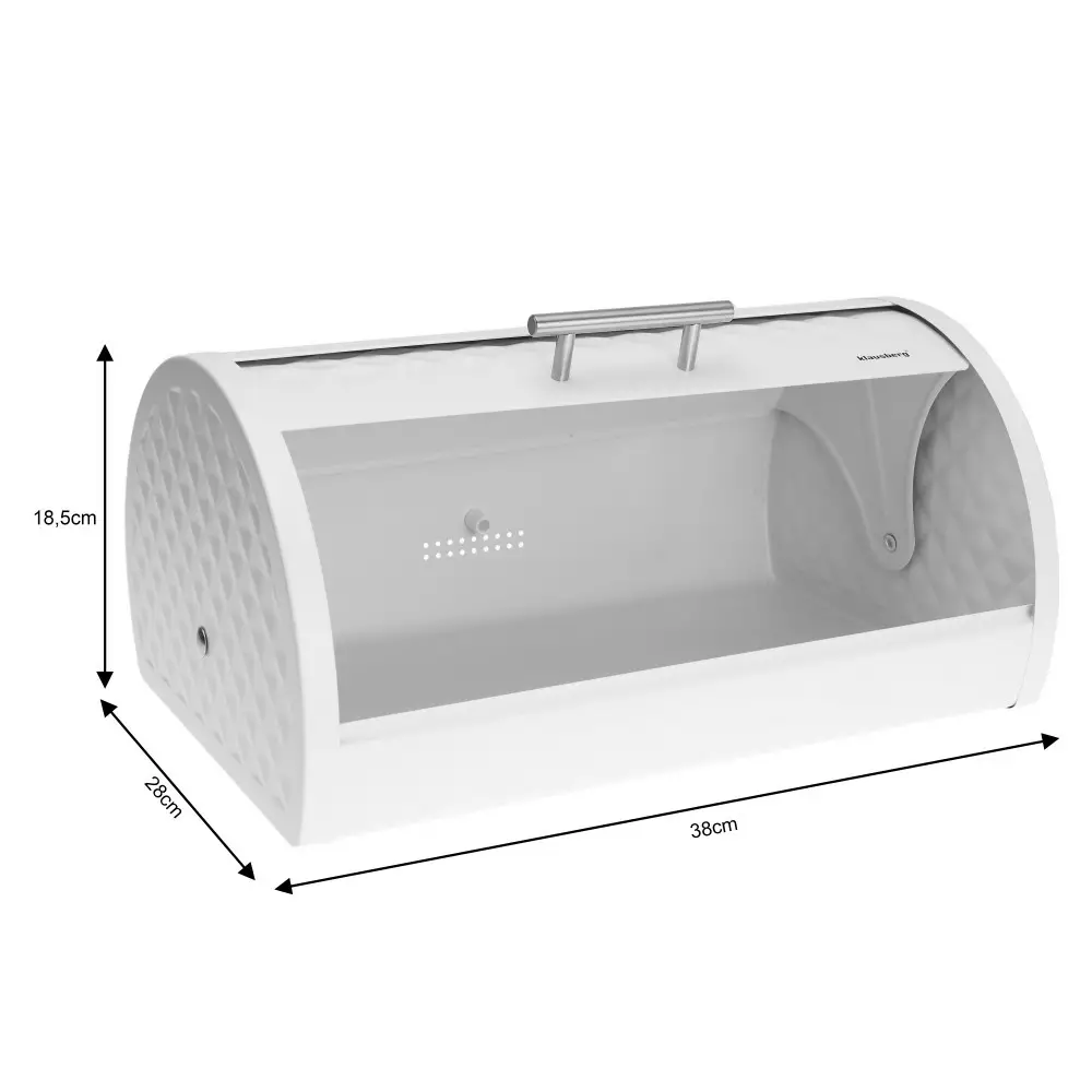 Cutie pentru paine din otel alba (KB-7541) [1]