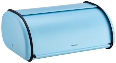 Cutii alimentare - Cutie pentru paine din otel albastra 44cm (KH-1869)