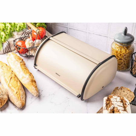 Cutie pentru paine din otel bej 44cm  (KH-1866) [4]