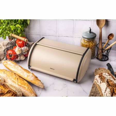 Cutie pentru paine din otel bej 44cm  (KH-1866) [2]