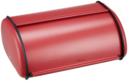 Cutii alimentare - Cutie pentru paine din otel rosie 44cm (KH-1865)