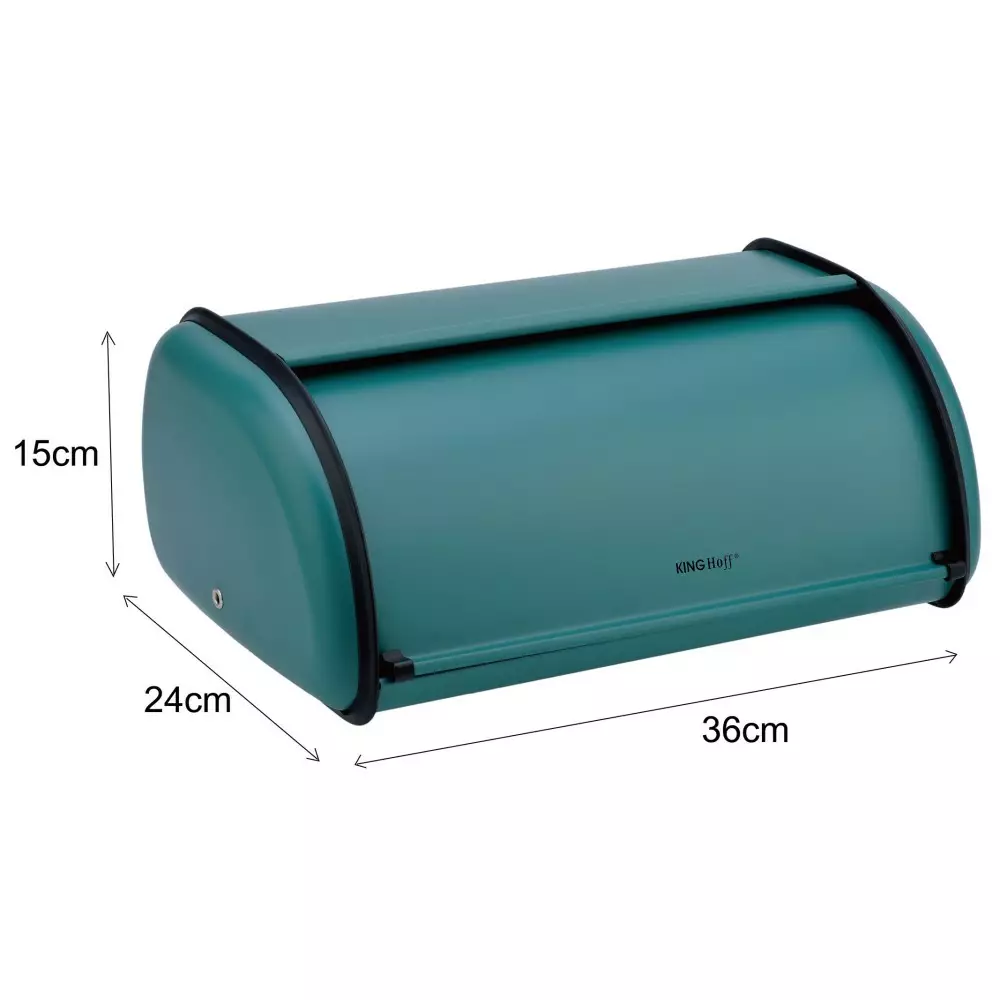 Cutie pentru paine din otel verde 44cm (KH-1867) [1]