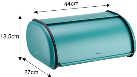 Cutie pentru paine din otel verde 44cm (KH-1867) [2]