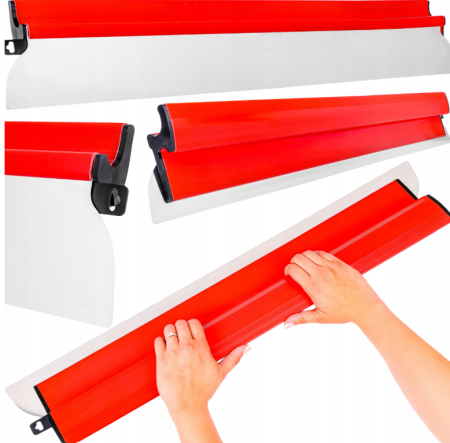 Altele - Cutit pentru glet 100 cm cu lama flexibila din otel inoxidabil, lama interschimbabila (S12233)