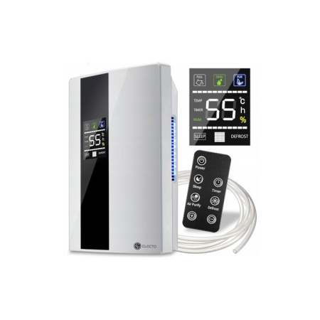 Altele - Dezumificator aer camera 2in1 cu telecomanda 65W 2000ml 270ml 24h LED (KD11747)