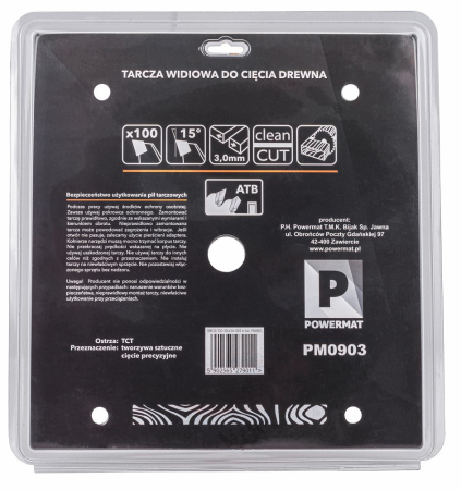 Disc circular vidia pentru finisaj si aluminiu 305x30 mm, 100 dinti, taiere ultra-precisa, PM0903 (TDD-305x30x100Z) [5]