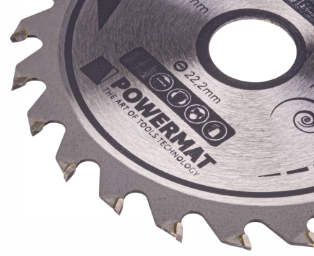 Disc circular vidia pentru lemn 125x22.2 mm, 24 dinti, taiere rapida PM0894 (TDD-125x22.2x24Z) [3]