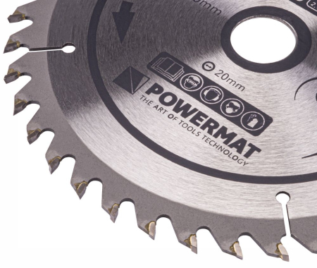 Disc circular vidia pentru lemn 160x20 mm, 40 dinti, taiere universala PM0879 (TDD-160x20x40Z) [3]