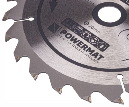 Disc circular vidia pentru lemn 185x20 mm, 24 dinti, taiere rapida si debitare, PM0882 (TDD-185x20x24Z) [2]