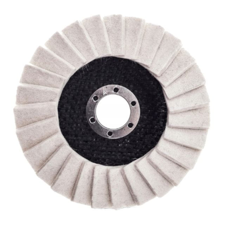 Scule electrice - Disc de lustruit metal din pasla 125mm (KD959)