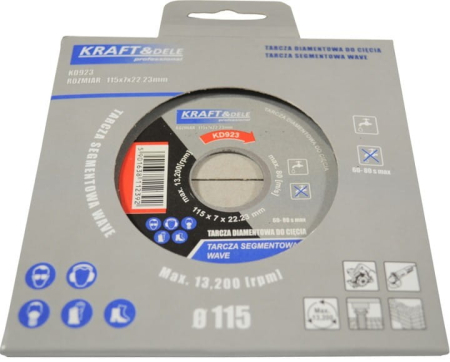 Disc de taiere beton diamantat 115x7x22.23mm (KD923) [2]