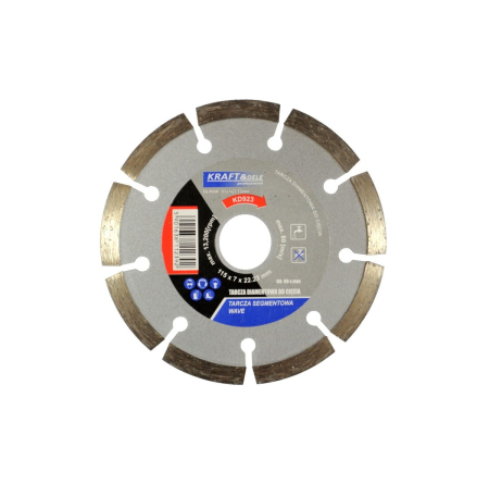 Scule electrice - Disc de taiere beton diamantat 115x7x22.23mm (KD923)