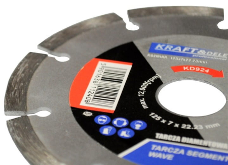 Disc de taiere beton diamantat 125x7x22,23 (KD924) [1]