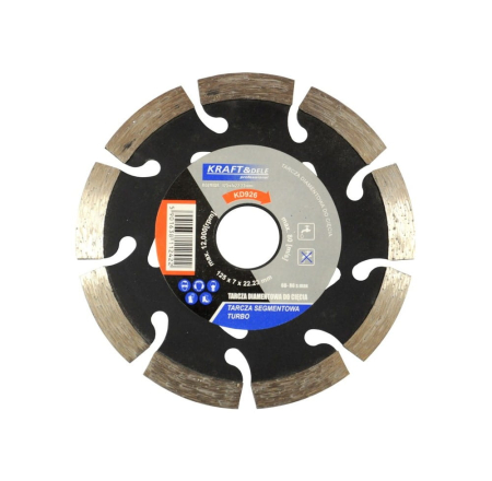 Accesorii taiere/slefuire/polizare/curatare - Disc de taiere beton diamantat 125x7x22,23 (KD926)